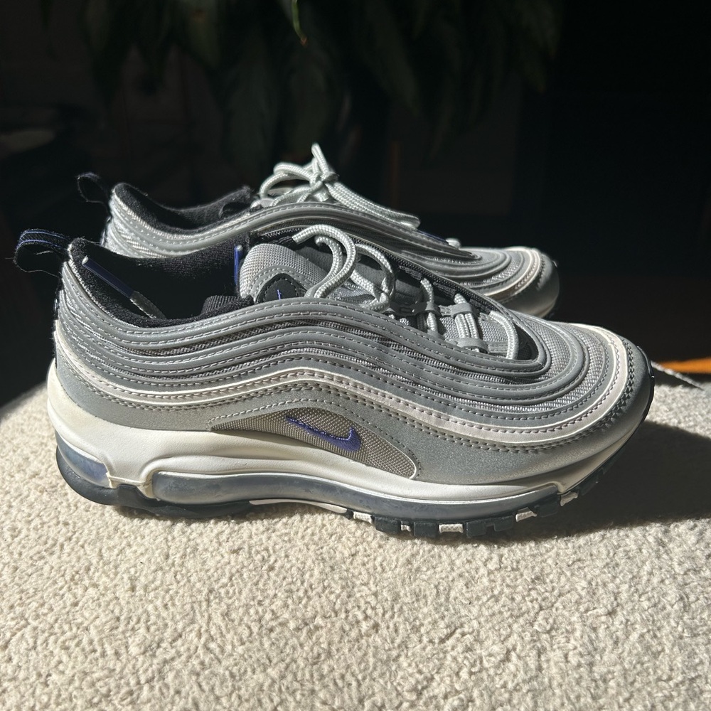 2021
Air Max 97 'Silver Violet' Kids Gray and White Sneakers